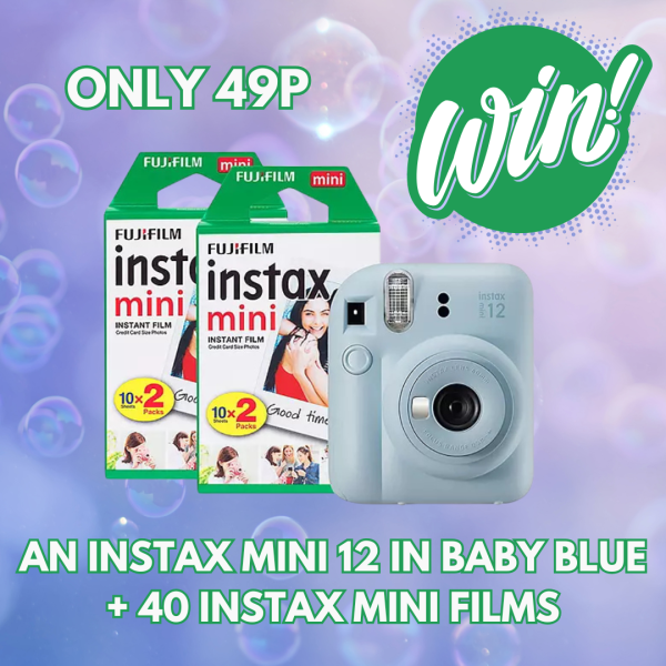 Instax Mini 12 Camera + 40 Mini Films!