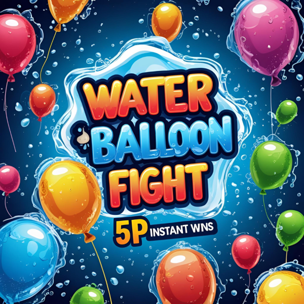 WATER BALLOON FIGHT 5P INSTANT WINS + £250 END PRIZE