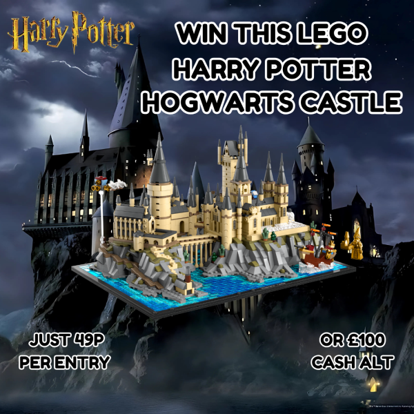 HARRY POTTER HOGWARTS CASTLE LEGO OR £100 CASH ALT