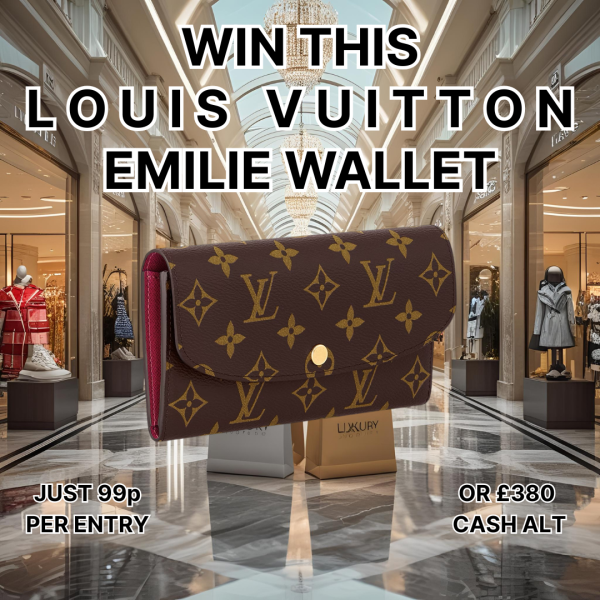 LOUIS VUITTON EMILIE WALLET OR £380 CASH ALT!