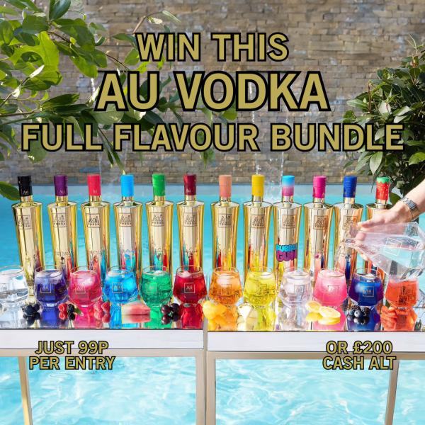 AU VODKA FULL FLAVOUR BUNDLE WORTH £299 OR £200 CASH ALT