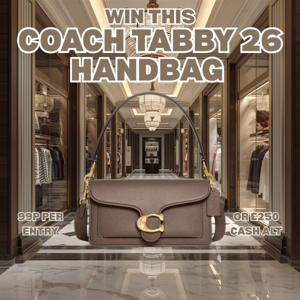 COACH TABBY 26 DARK STONE HAND BAG OR £250 CASH ALT