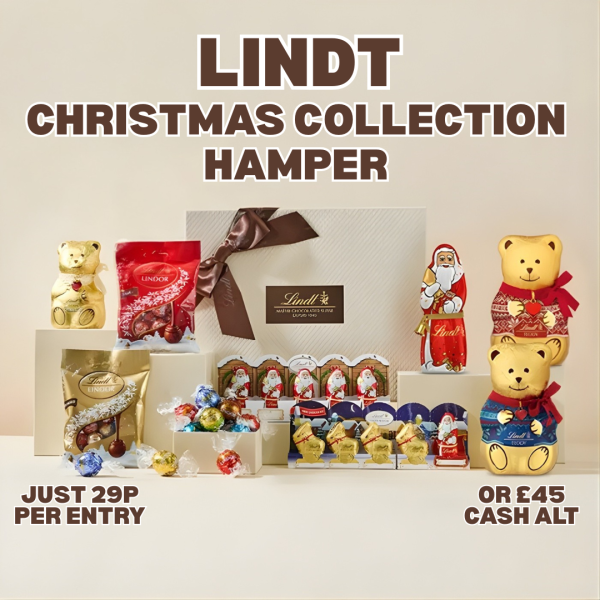 LINDT CHOCOLATE CHRISTMAS COLLECTION HAMPER OR £45 CASH ALT