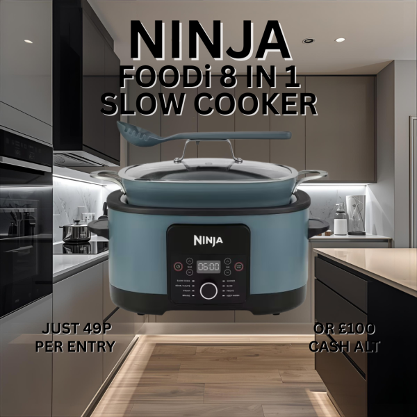 NINJA FOODi 8 IN 1 SLOW COOKER OR £100 CASH ALT