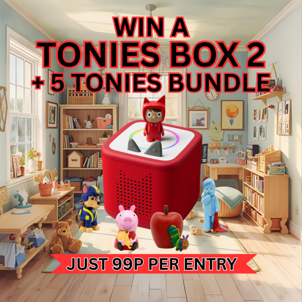 WIN A TONIES BOX 2 + 5 TONIES OR £100 CASH ALT